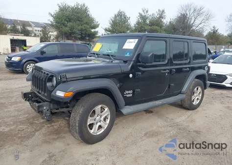 2018 Jeep Wrangler Unlimited Sport S 4X4 from USA, damaged, VIN 1C4HJXDG0JW277150